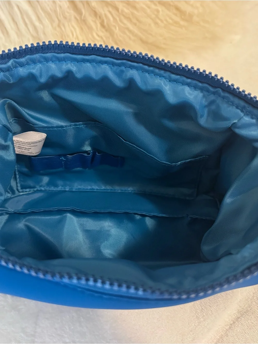 Joico Supergirl ULTA beauty Makeup Bag Pouch Bright Blue